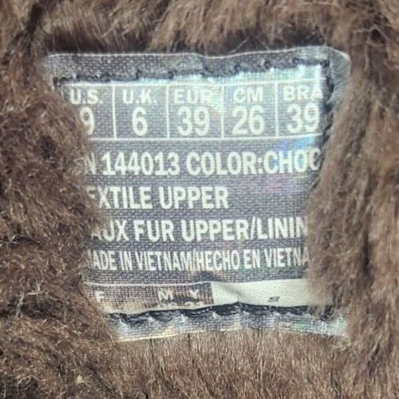 Womens 9 Skechers On the Go Joy Endeavor Chocolate Faux Fur Ankle Booties Boots - Picture 10 of 11